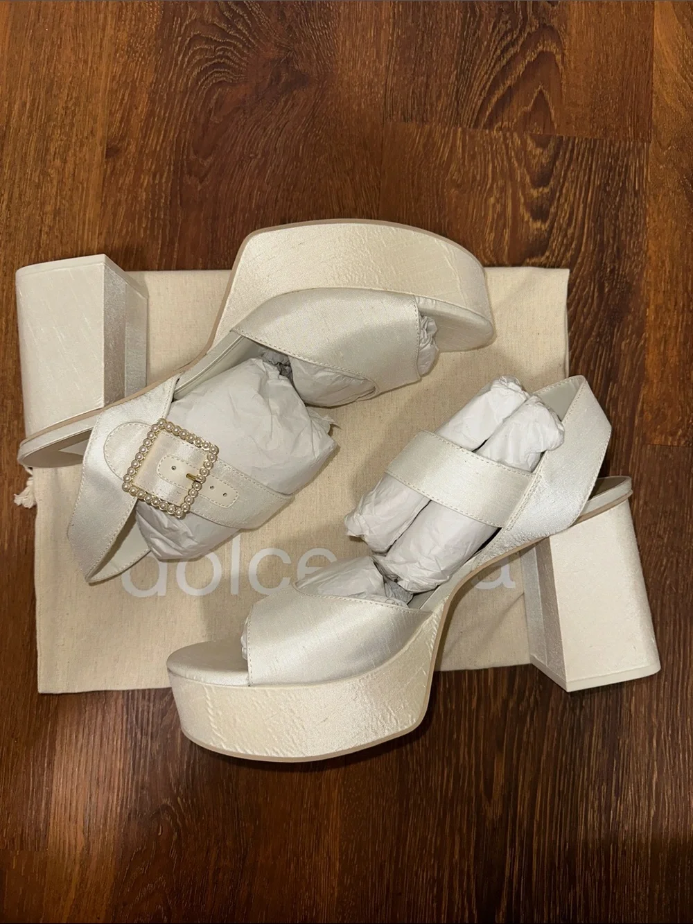 Dolce Vita Bobby Pearls Platform Heels